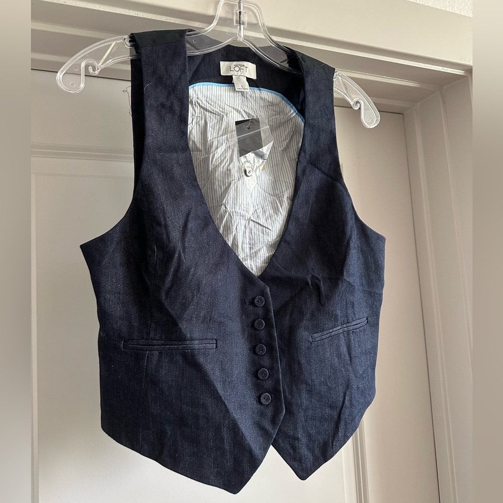 Loft Denim Vest - Picture 2 of 10